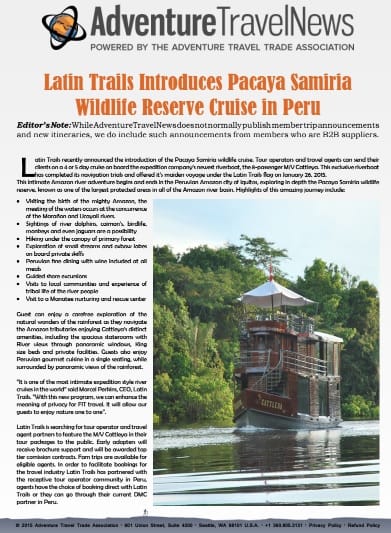 Adventure Travel News